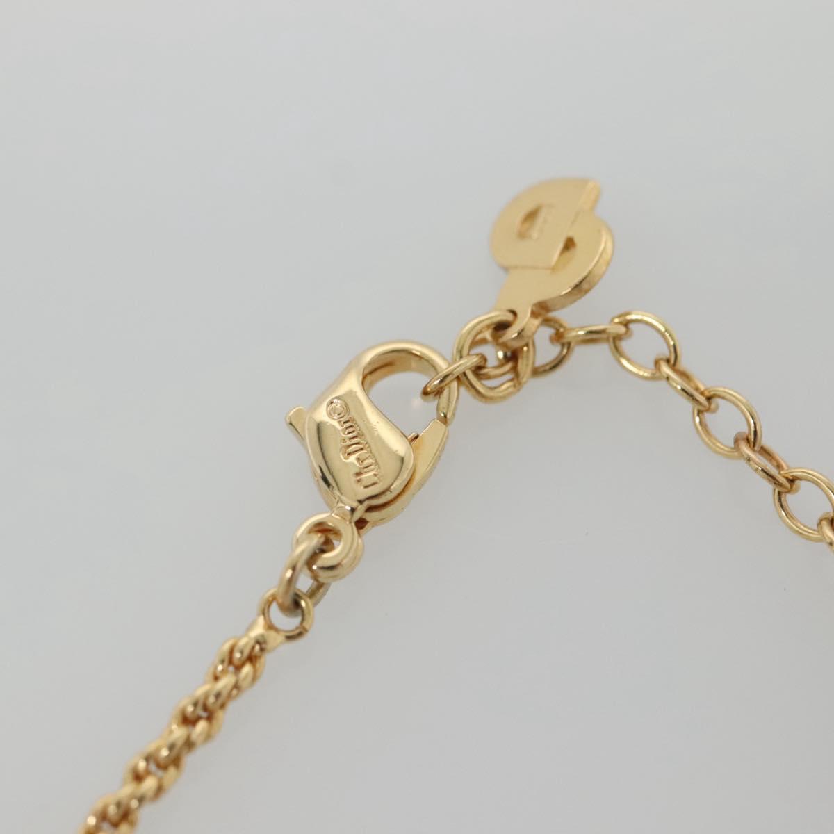 Christian Dior Necklace metal Gold Auth bs29172