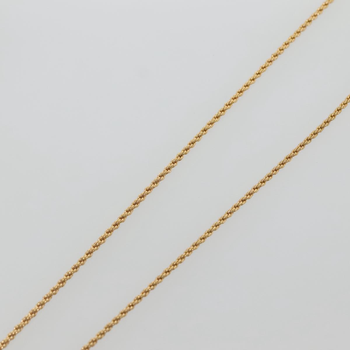 Christian Dior Necklace metal Gold Auth bs29173