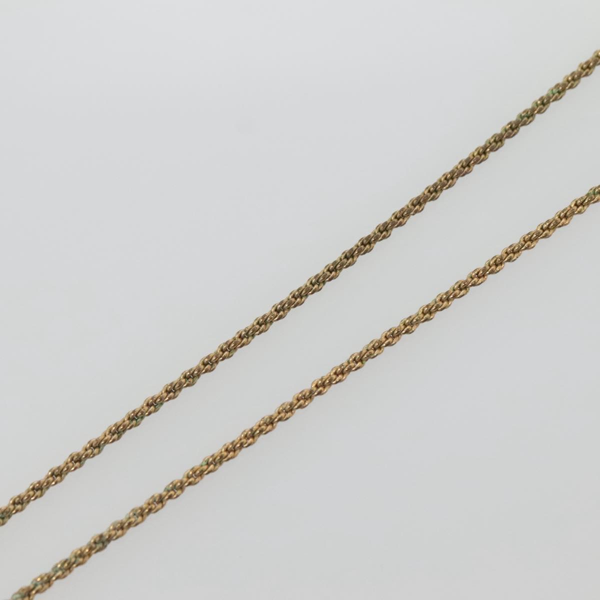 Christian Dior Necklace metal Gold Auth bs29175