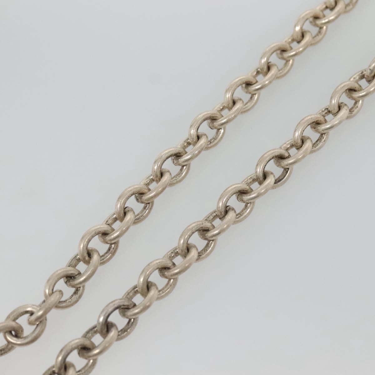 GUCCI Necklace metal Silver Auth bs29179