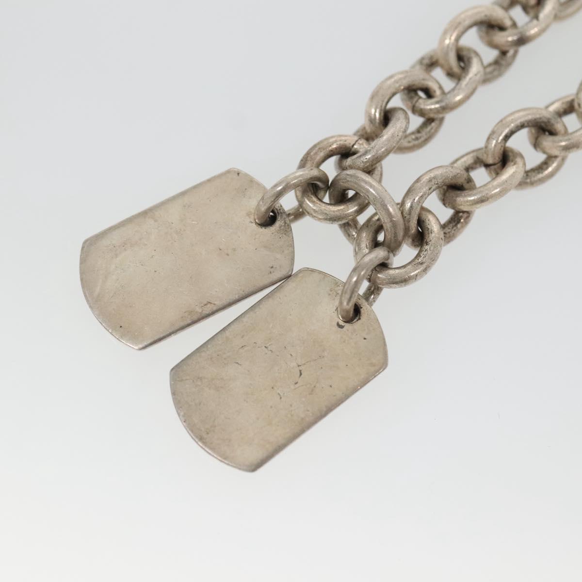 GUCCI Necklace metal Silver Auth bs29179