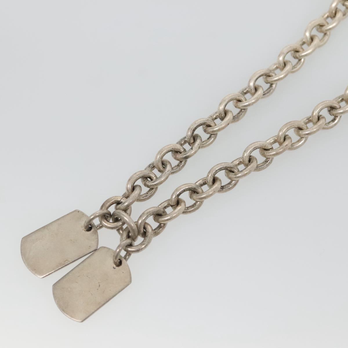 GUCCI Necklace metal Silver Auth bs29179
