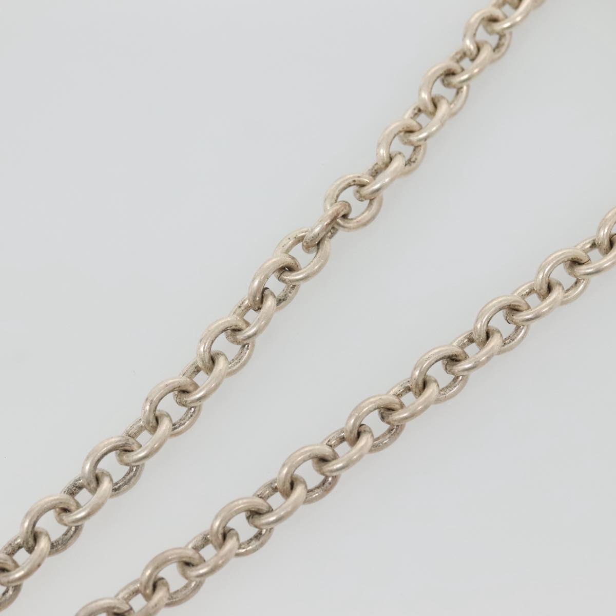 GUCCI Necklace metal Silver Auth bs29179