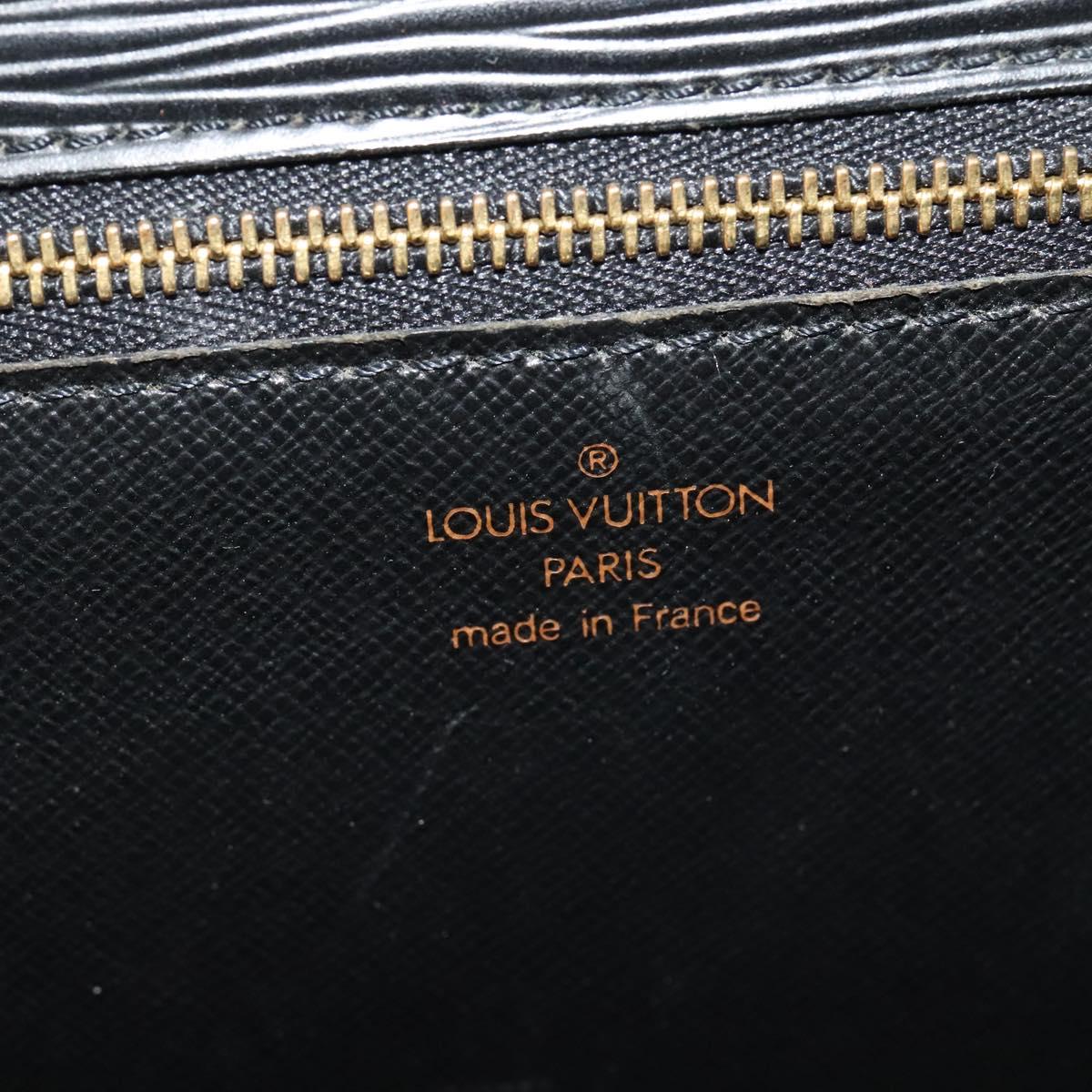 LOUIS VUITTON Epi Monceau 28 Hand Bag Black M52122 LV Auth bs29218