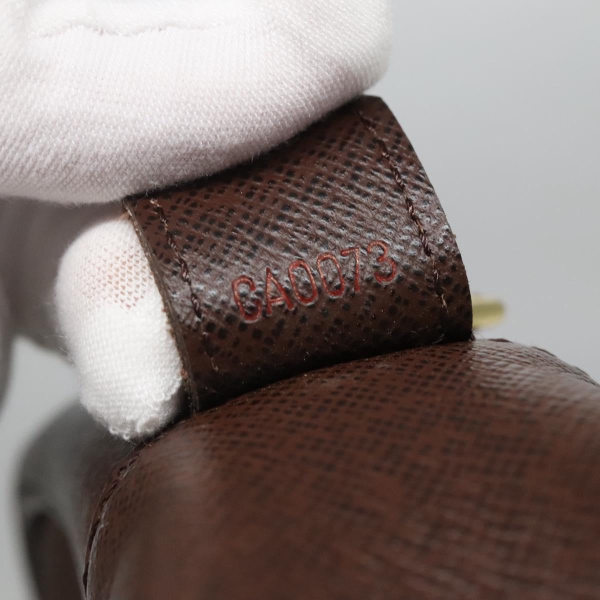 LOUIS VUITTON Damier Ebene Trousse Toilette25 Clutch Bag N47624 LV Auth bs29220