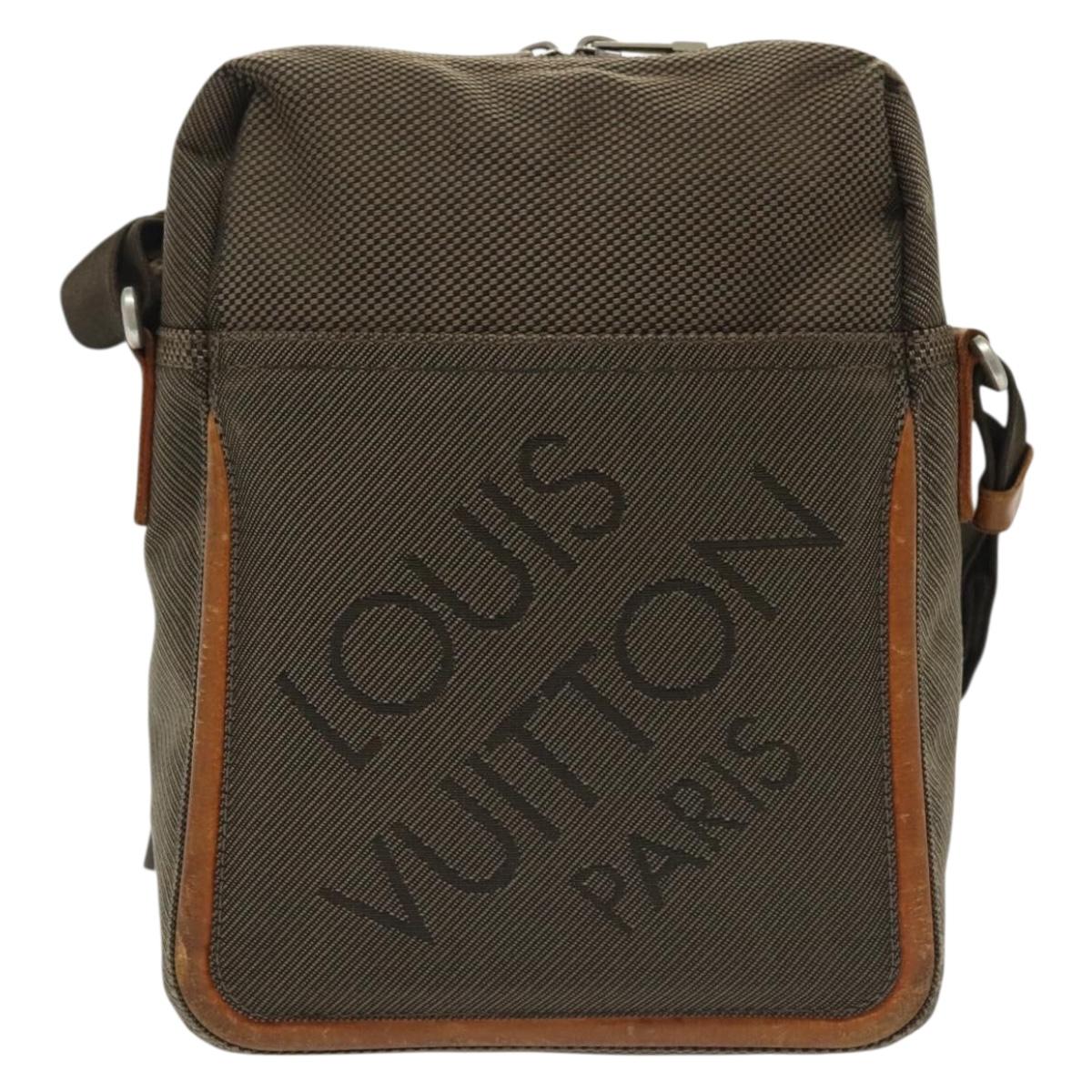 LOUIS VUITTON Damier Geant Citadan NM Bag Brown Tail M93224 LV Auth bs29221