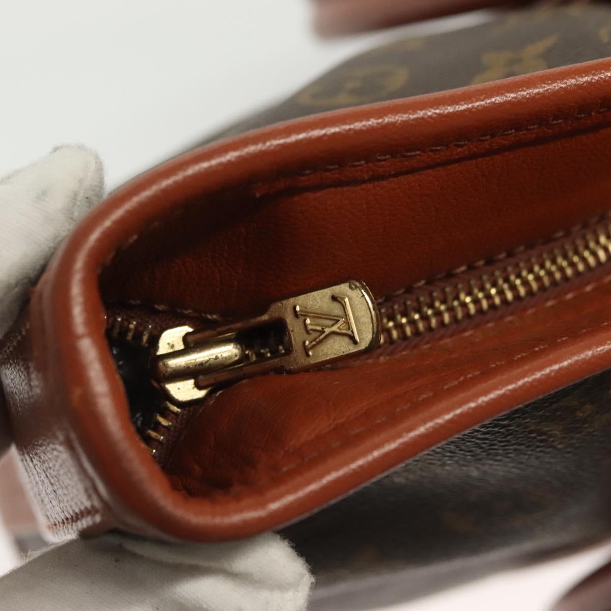 LOUIS VUITTON Monogram Sac Weekend PM Hand Bag M42425 LV Auth bs29225