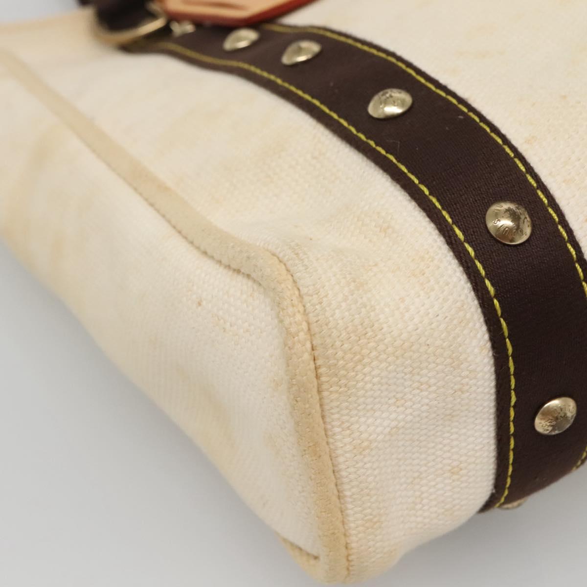LOUIS VUITTON Cabas MM Antigua Tote Bag Brown Beige M40036 LV Auth bs29237