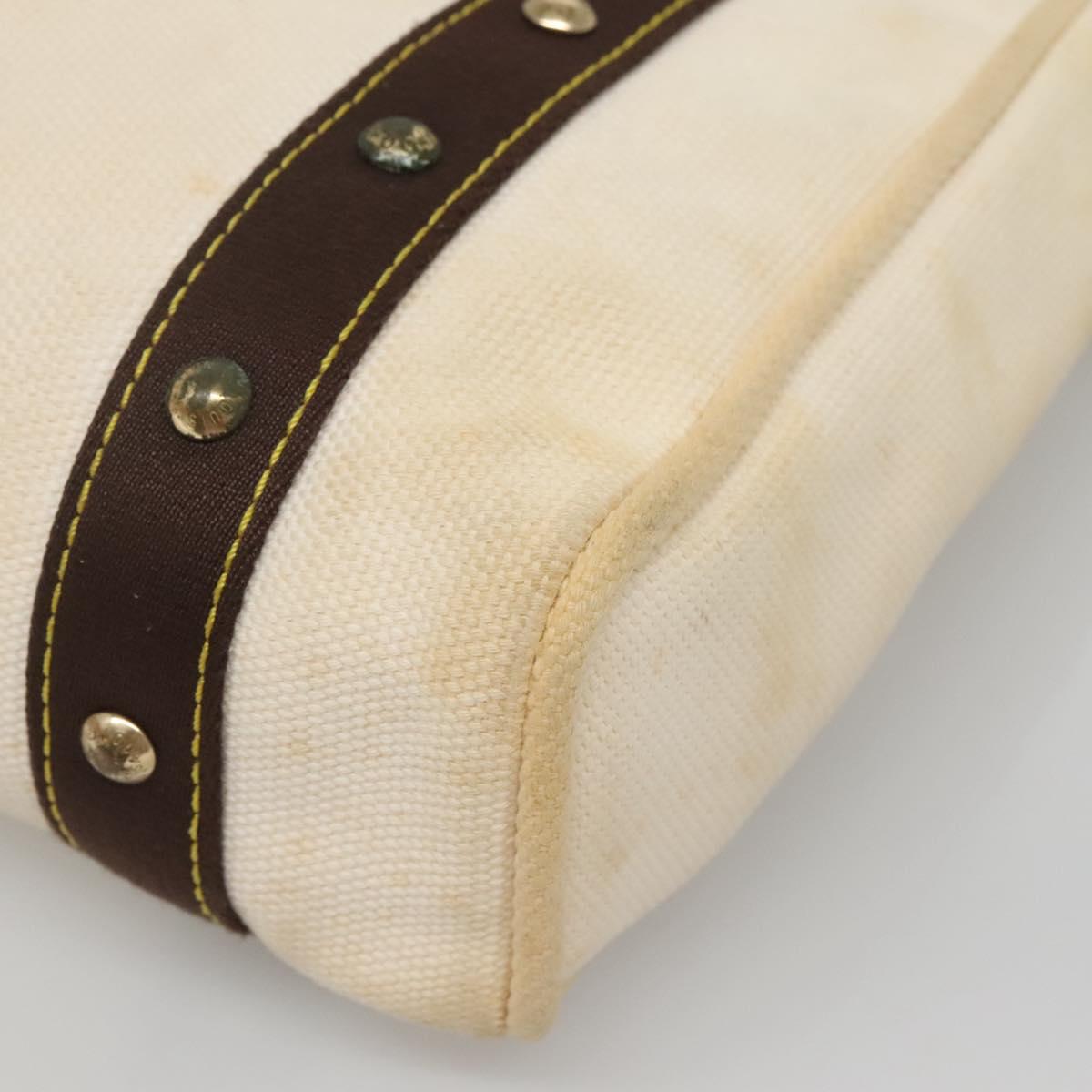 LOUIS VUITTON Cabas MM Antigua Tote Bag Brown Beige M40036 LV Auth bs29237