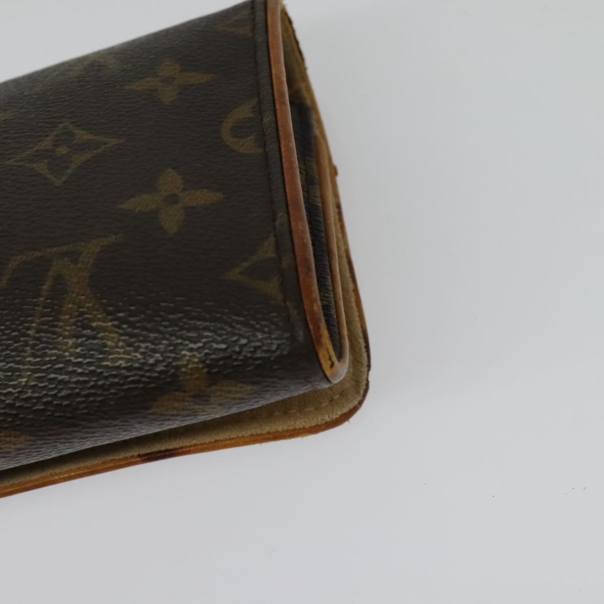 LOUIS VUITTON Monogram Pochette Twin GM Shoulder Bag M51852 LV Auth bs29241