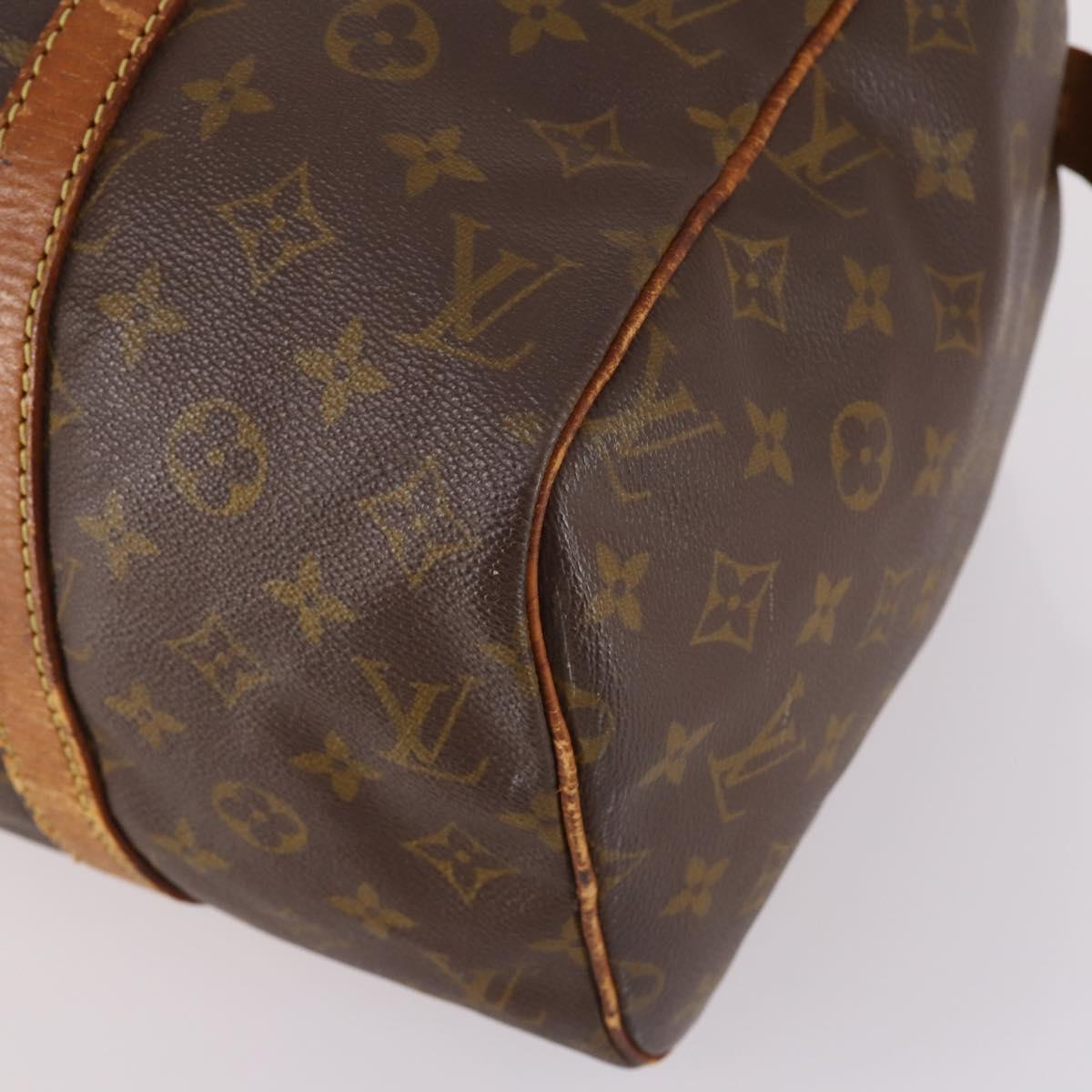 LOUIS VUITTON Monogram Sac Souple 35 Boston Bag M41626 LV Auth bs29244