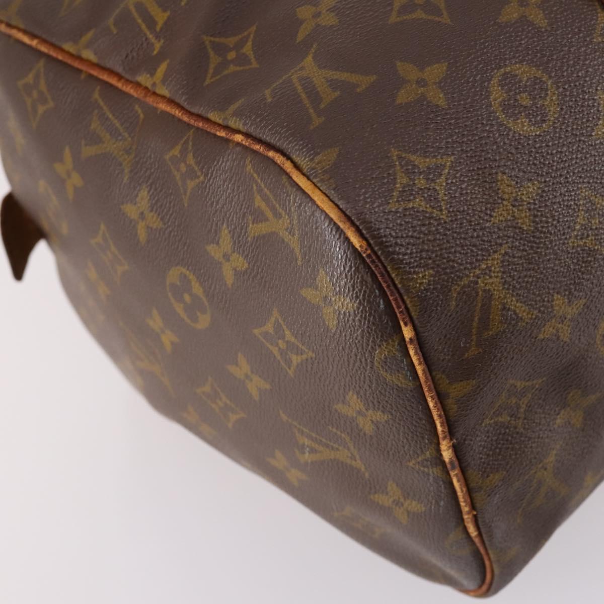 LOUIS VUITTON Monogram Sac Souple 35 Boston Bag M41626 LV Auth bs29244