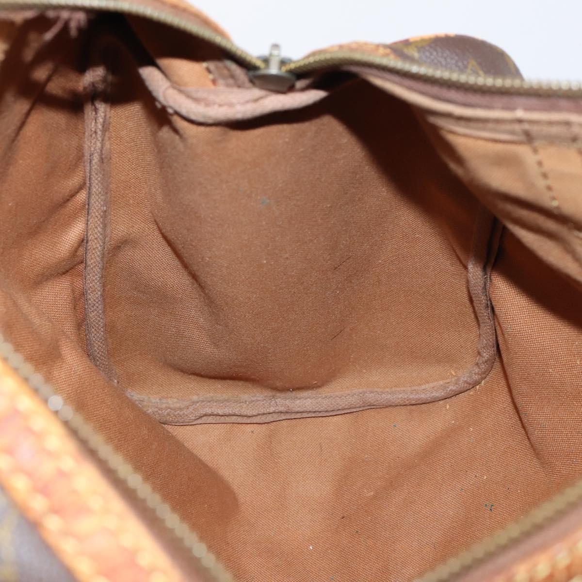 LOUIS VUITTON Monogram Sac Souple 35 Boston Bag M41626 LV Auth bs29244