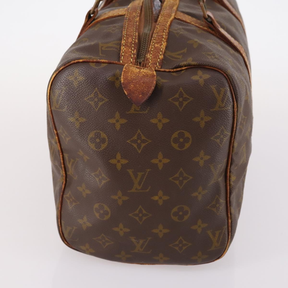 LOUIS VUITTON Monogram Sac Souple 35 Boston Bag M41626 LV Auth bs29244