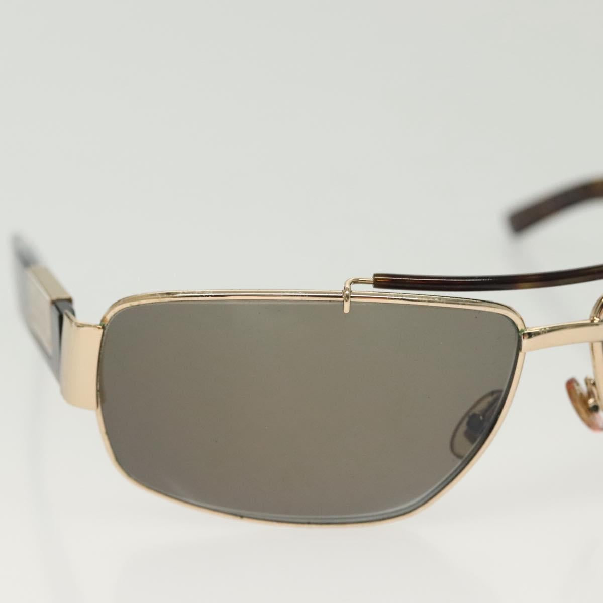 GUCCI Sunglasses Plastic Metal 2Set Brown Black Auth bs29266