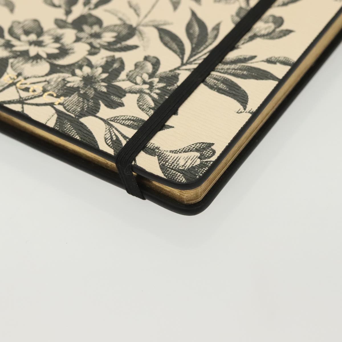 GUCCI Note White Black Auth bs29267