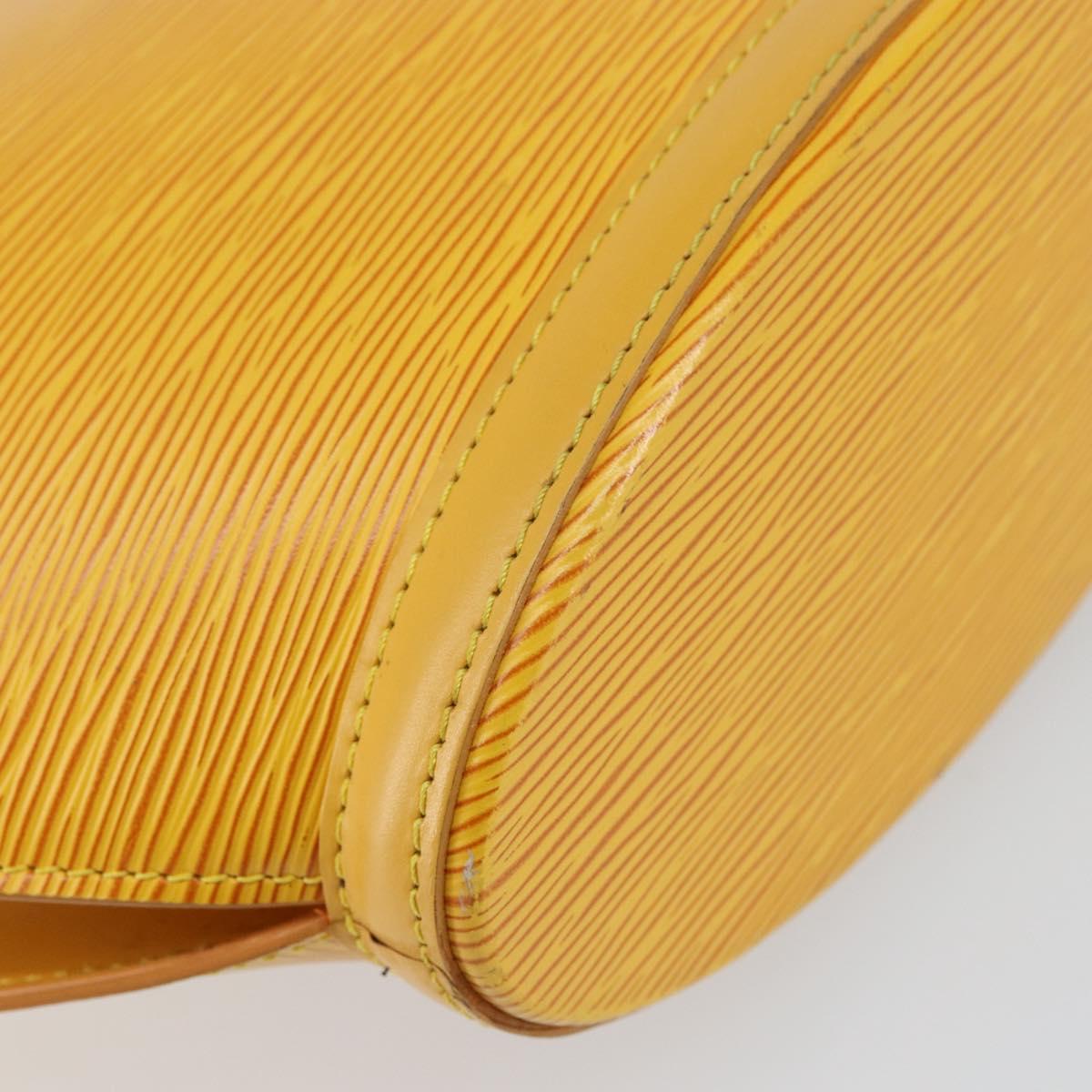 LOUIS VUITTON Epi Saint Jacques Hand Bag Yellow M52279 LV Auth bs29292