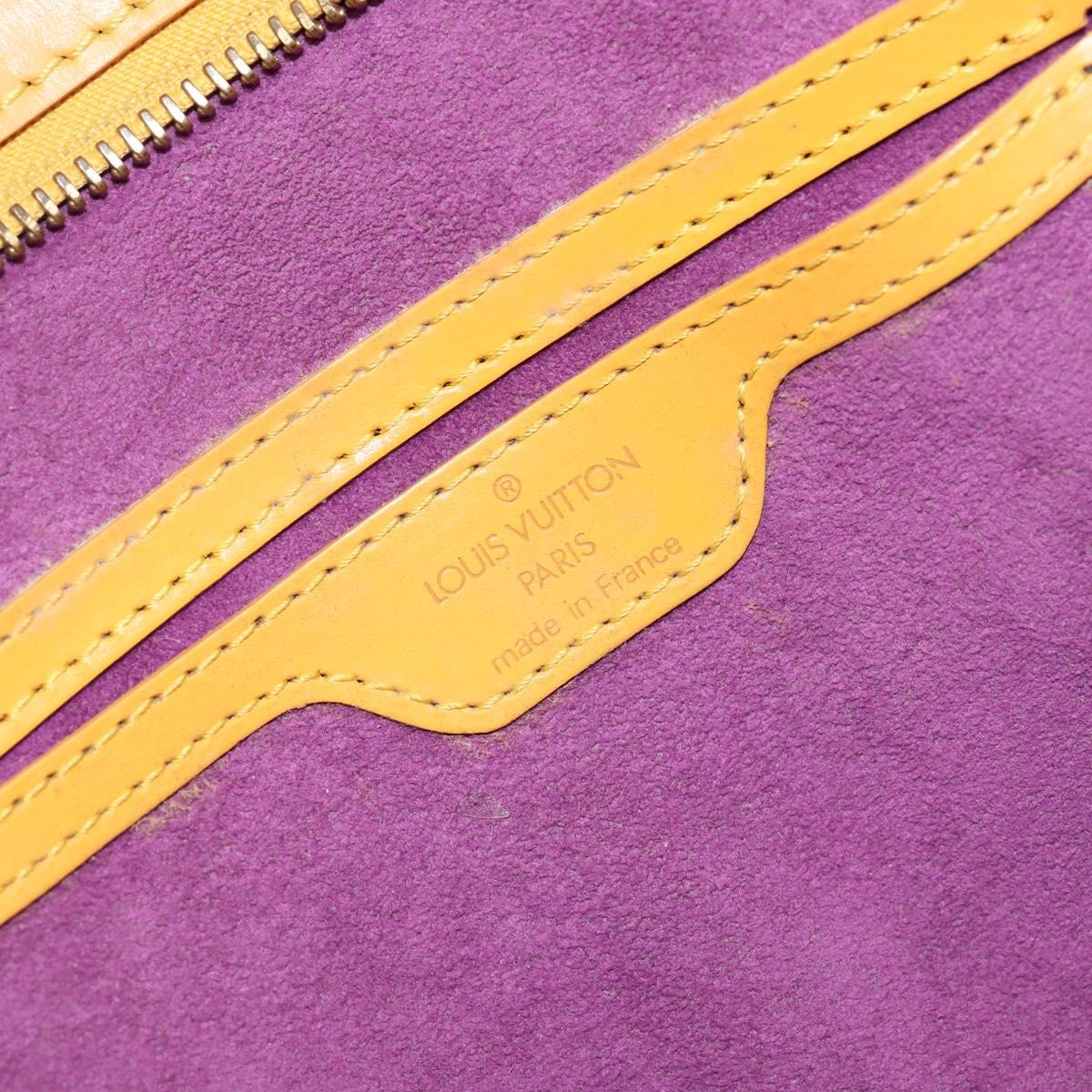 LOUIS VUITTON Epi Saint Jacques Hand Bag Yellow M52279 LV Auth bs29292