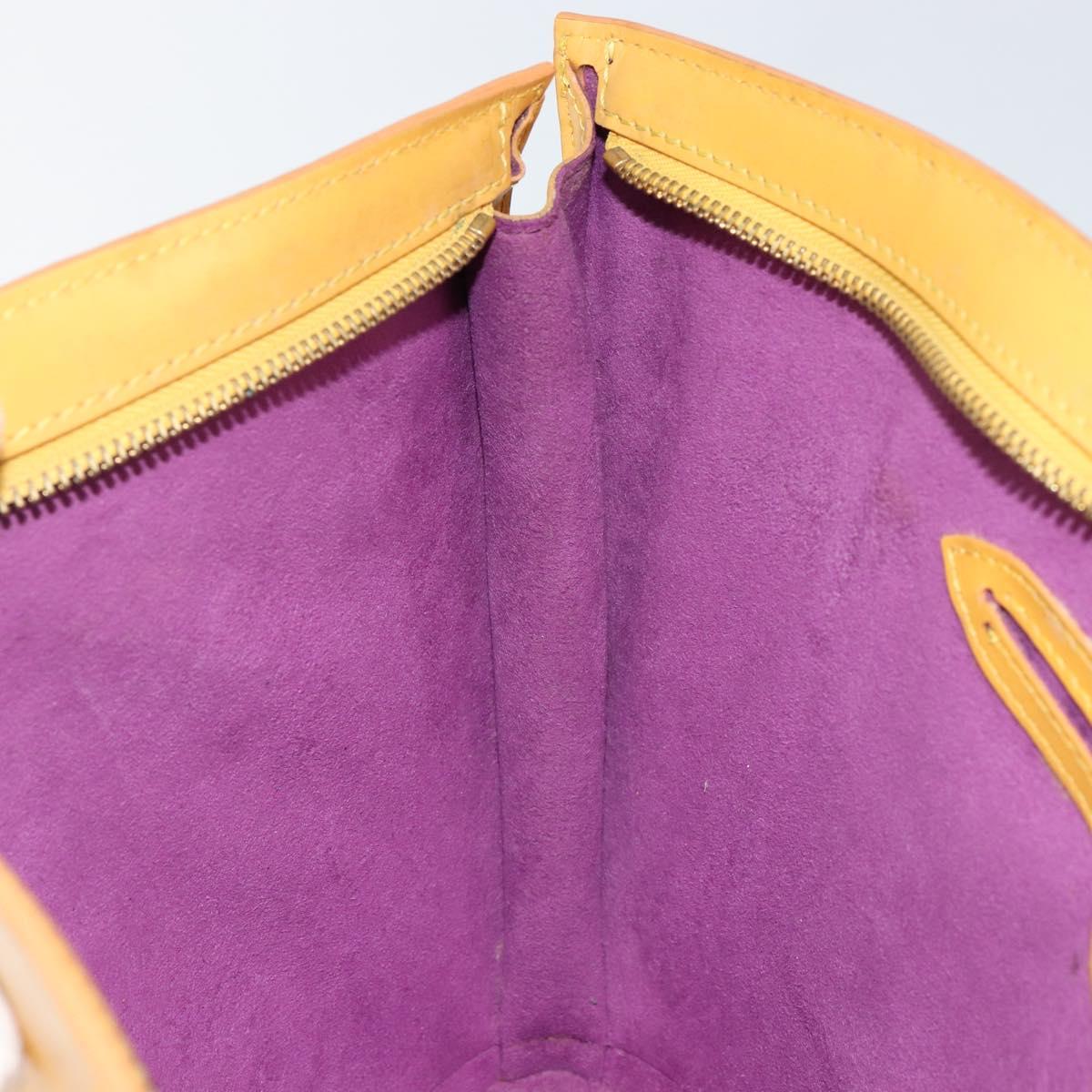 LOUIS VUITTON Epi Saint Jacques Hand Bag Yellow M52279 LV Auth bs29292