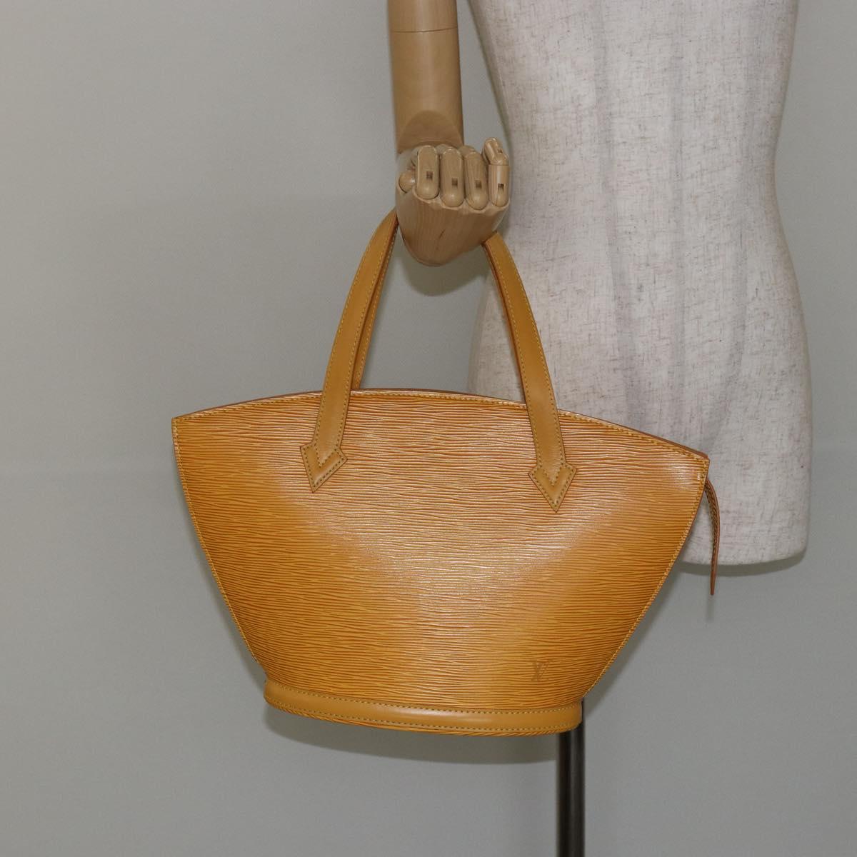 LOUIS VUITTON Epi Saint Jacques Hand Bag Yellow M52279 LV Auth bs29292