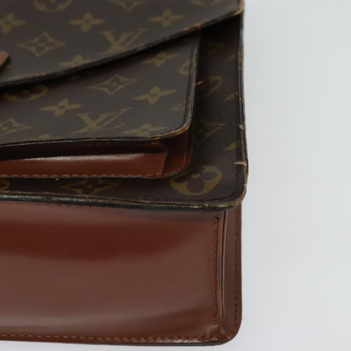 LOUIS VUITTON Monogram Monceau 28 Hand Bag M51185 LV Auth bs29299