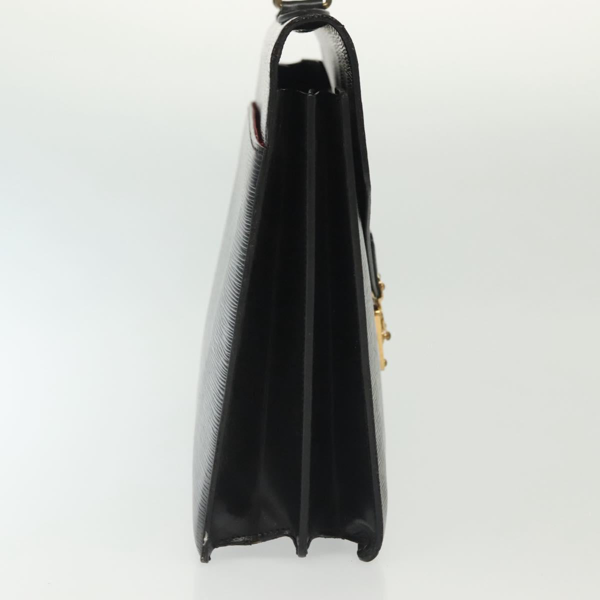 LOUIS VUITTON Epi Serviette Conseiller Business Bag Black M54422 LV Auth bs29305