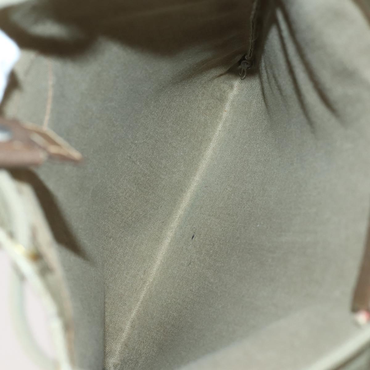 GUCCI GG Canvas Supreme Web Sherry Line Bag Leather PVC 6Set Beige Auth bs29365