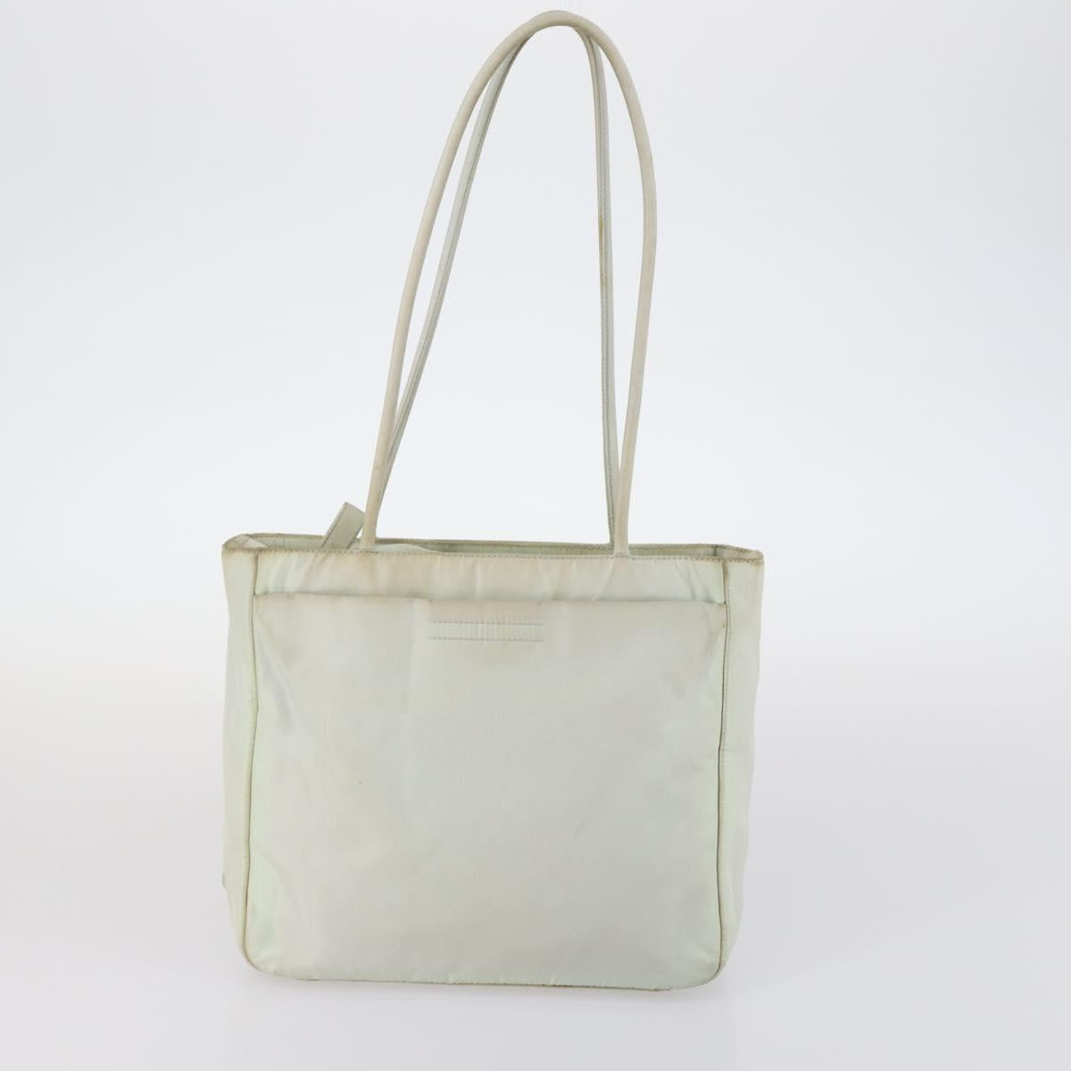 PRADA Bag Nylon Canvas 7Set Green Beige black Auth bs29372