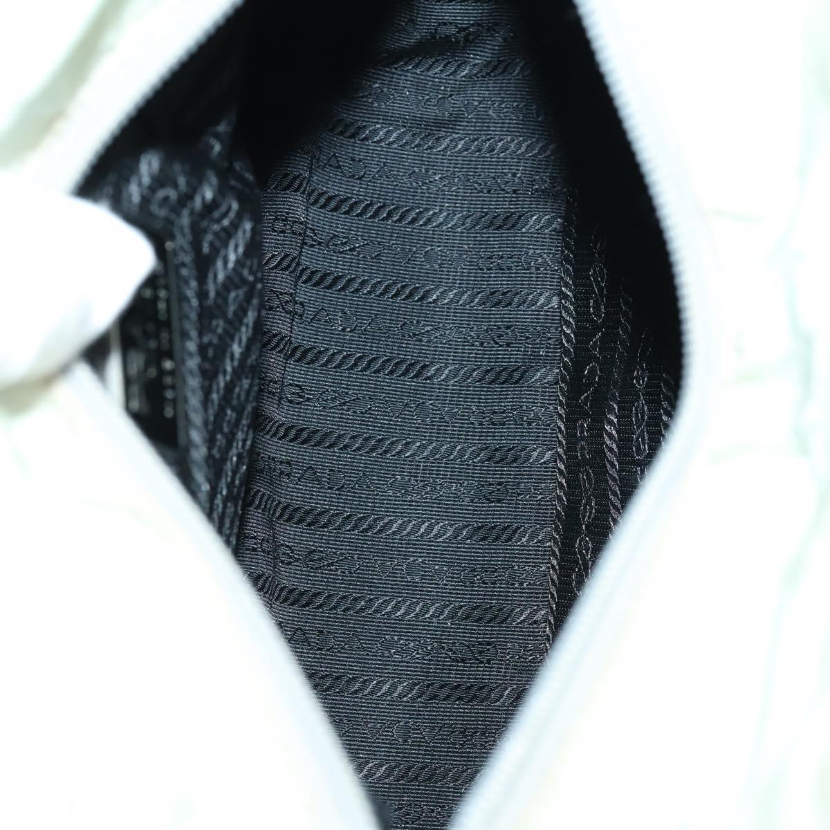 PRADA Bag Nylon Canvas 7Set Green Beige black Auth bs29372