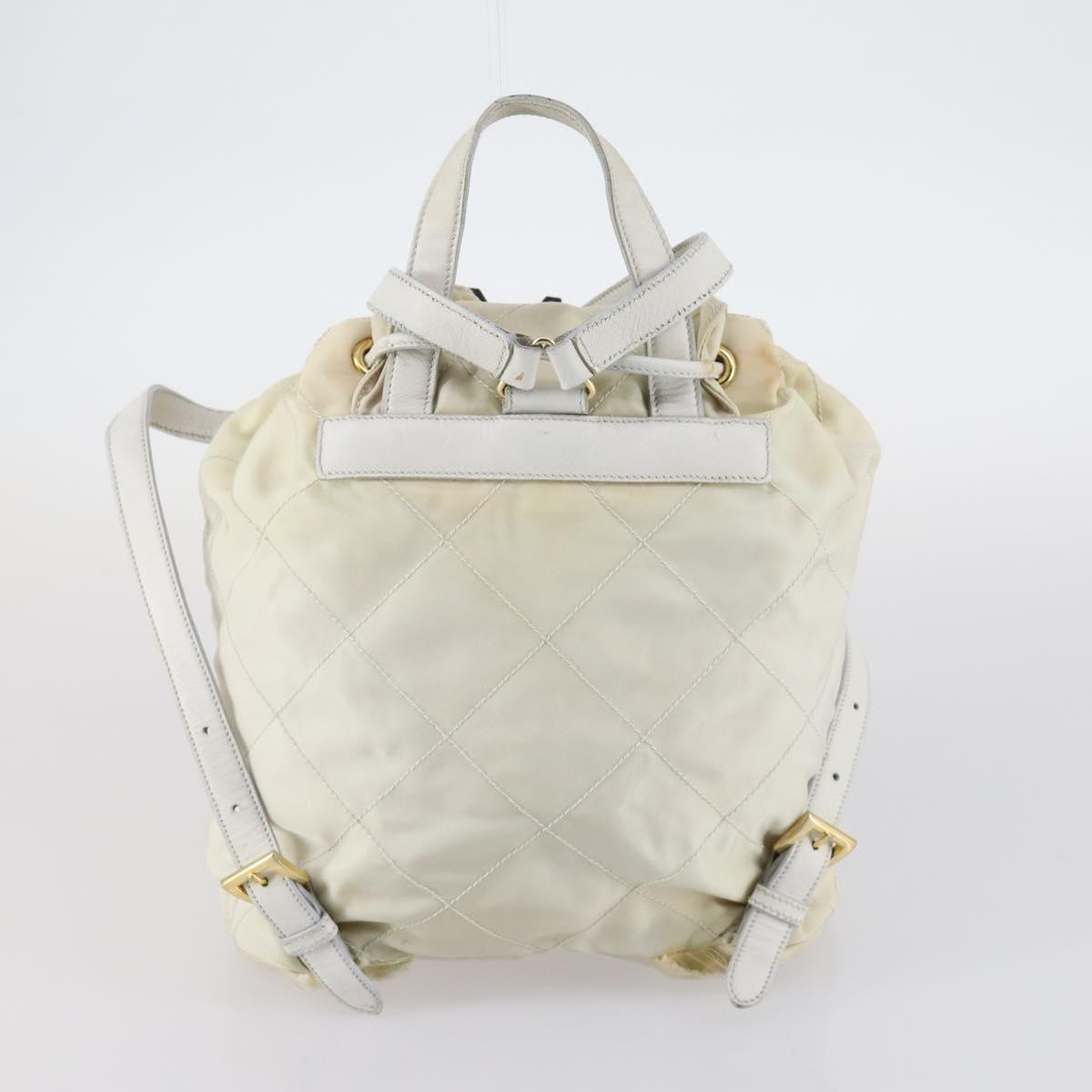 PRADA Bag Nylon Canvas 7Set Green Beige black Auth bs29372