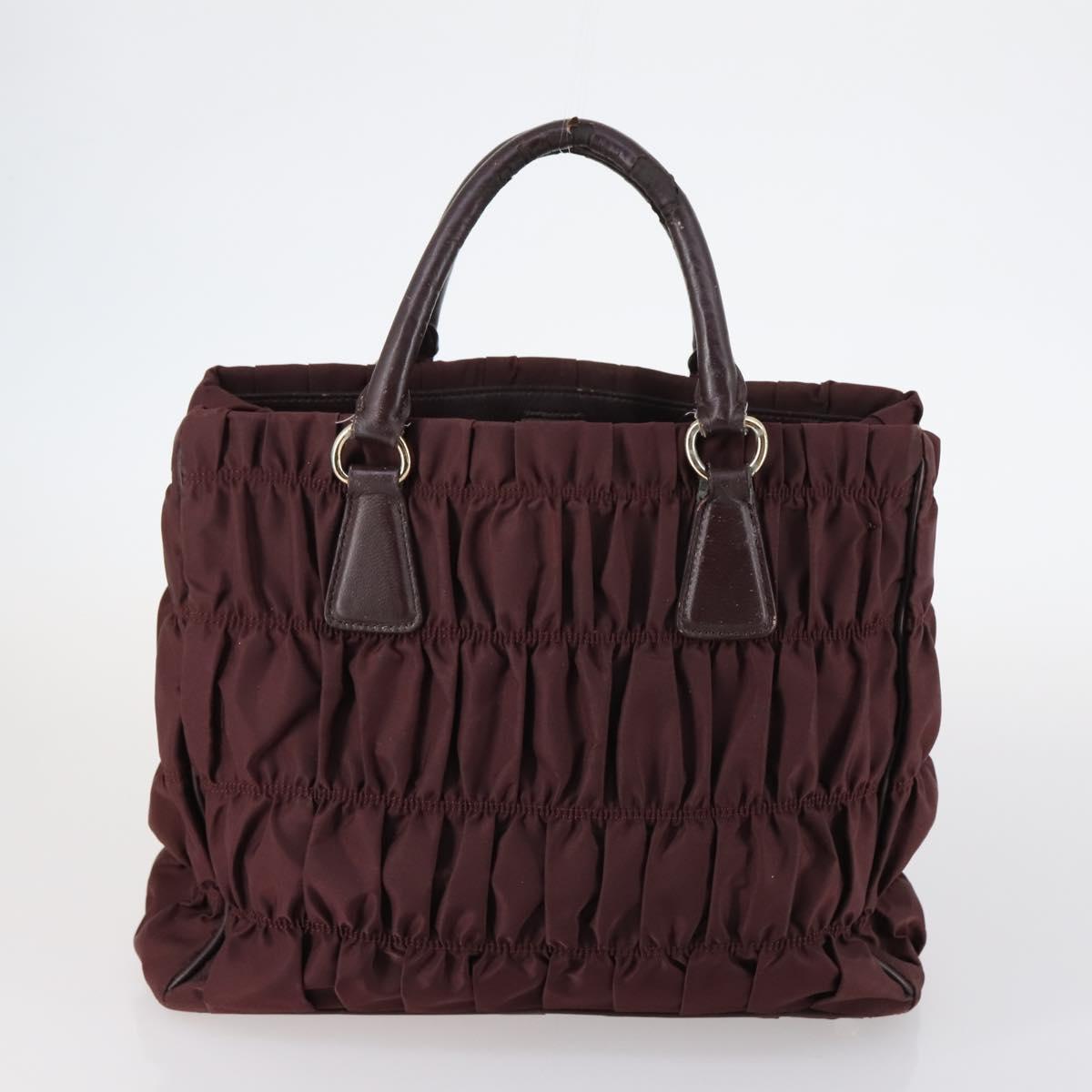 PRADA Bag Nylon Canvas 7Set Green Beige black Auth bs29372