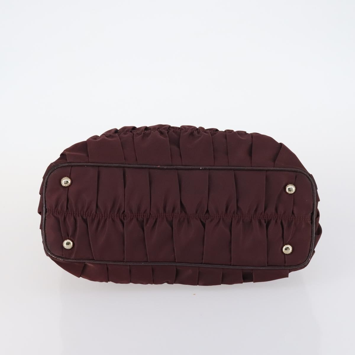 PRADA Bag Nylon Canvas 7Set Green Beige black Auth bs29372