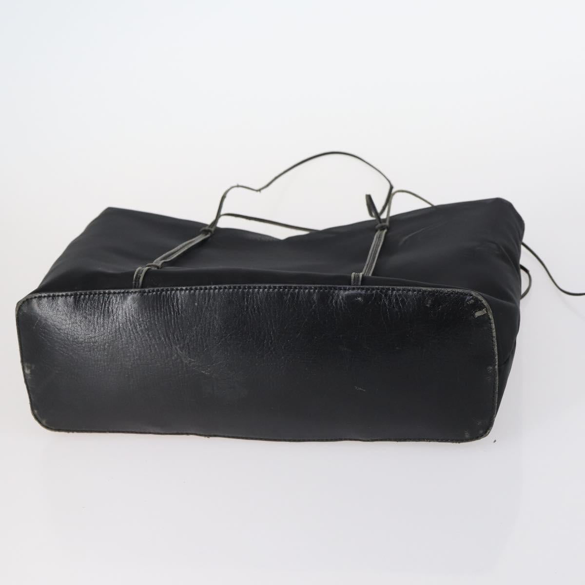 PRADA Bag Nylon Canvas 7Set Green Beige black Auth bs29372