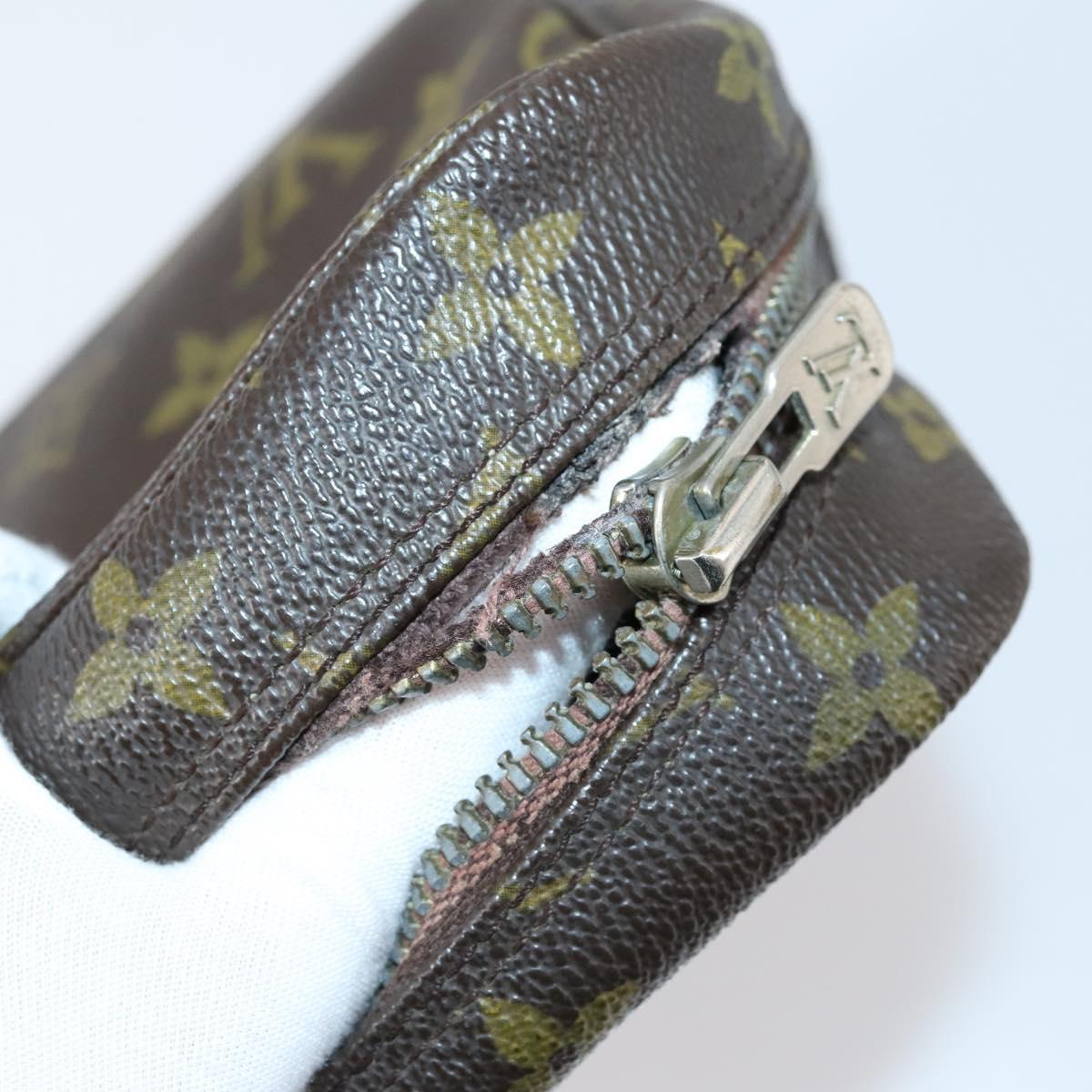 LOUIS VUITTON Monogram Taiga Bag 5Set Green LV Auth bs29377