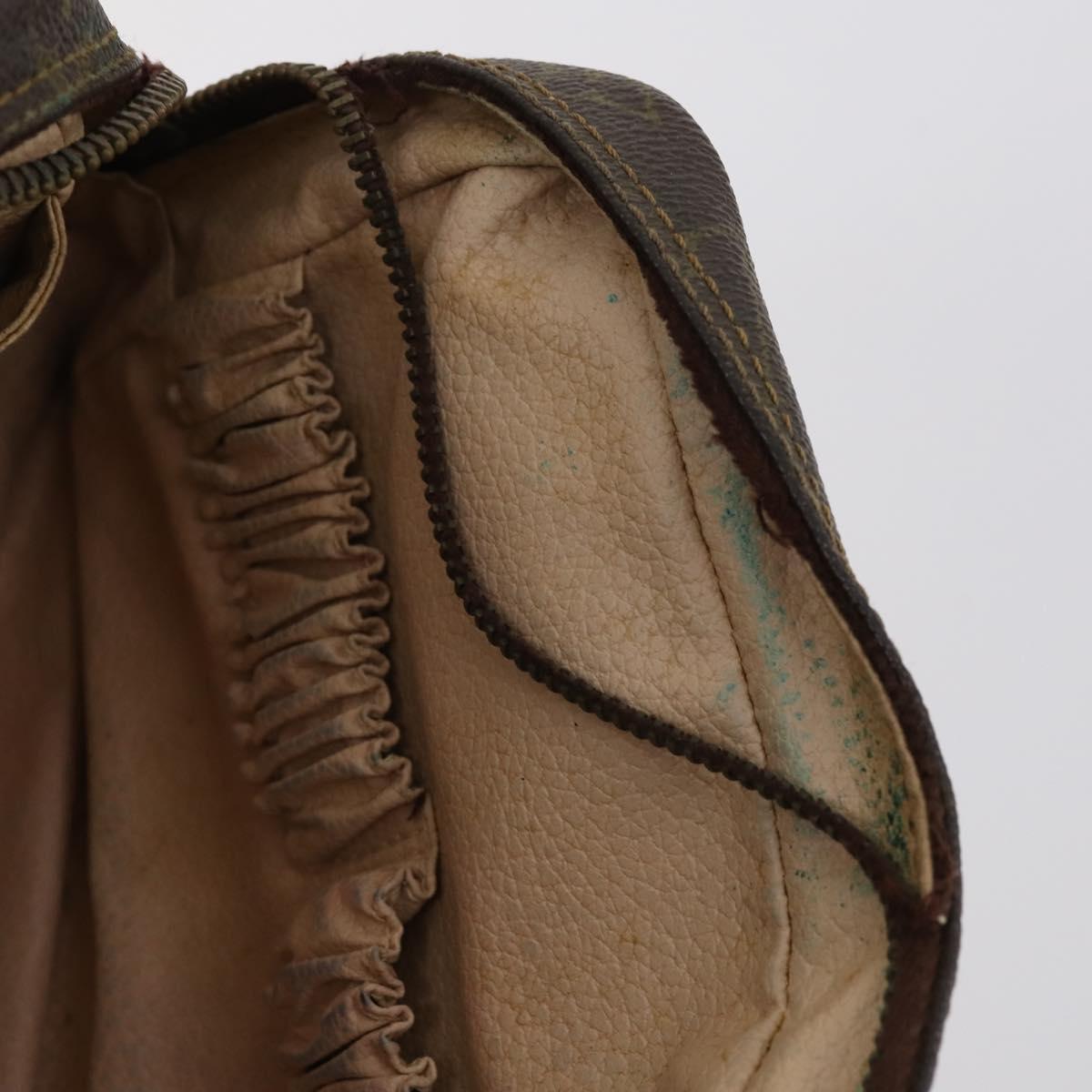 LOUIS VUITTON Monogram Taiga Bag 5Set Green LV Auth bs29377