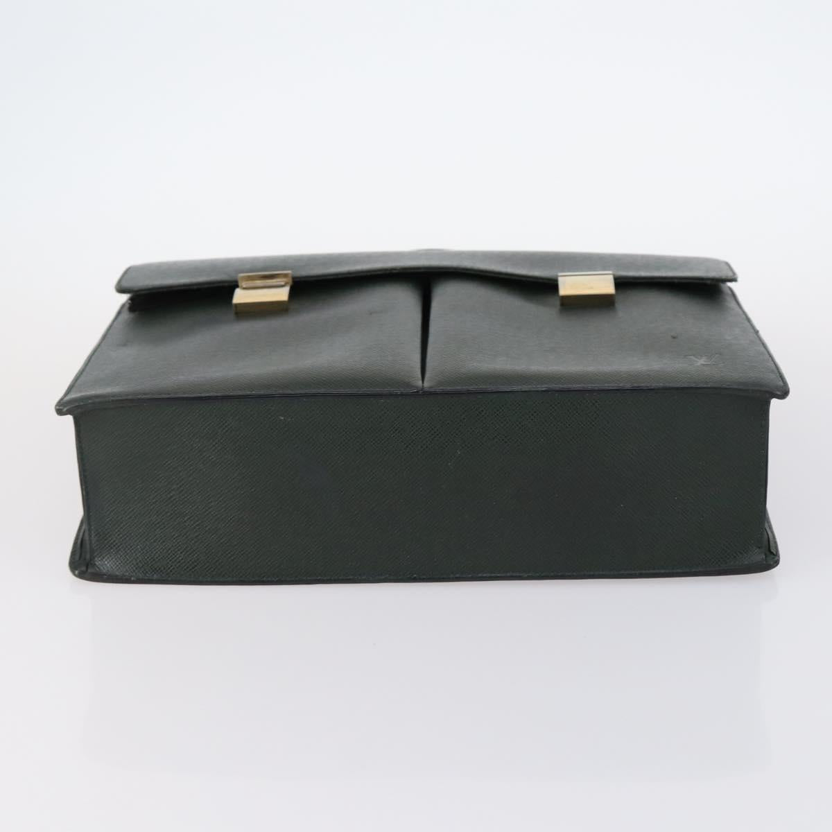 LOUIS VUITTON Monogram Taiga Bag 5Set Green LV Auth bs29377