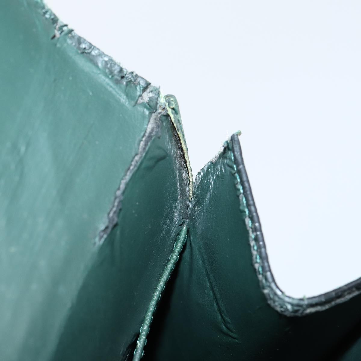 LOUIS VUITTON Monogram Taiga Bag 5Set Green LV Auth bs29377