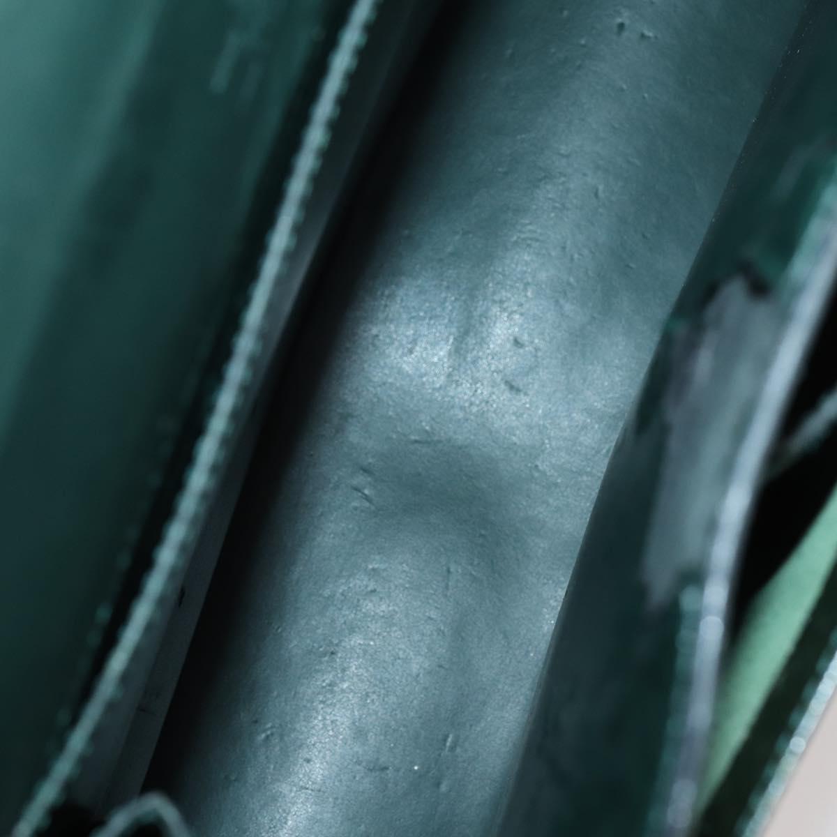 LOUIS VUITTON Monogram Taiga Bag 5Set Green LV Auth bs29377