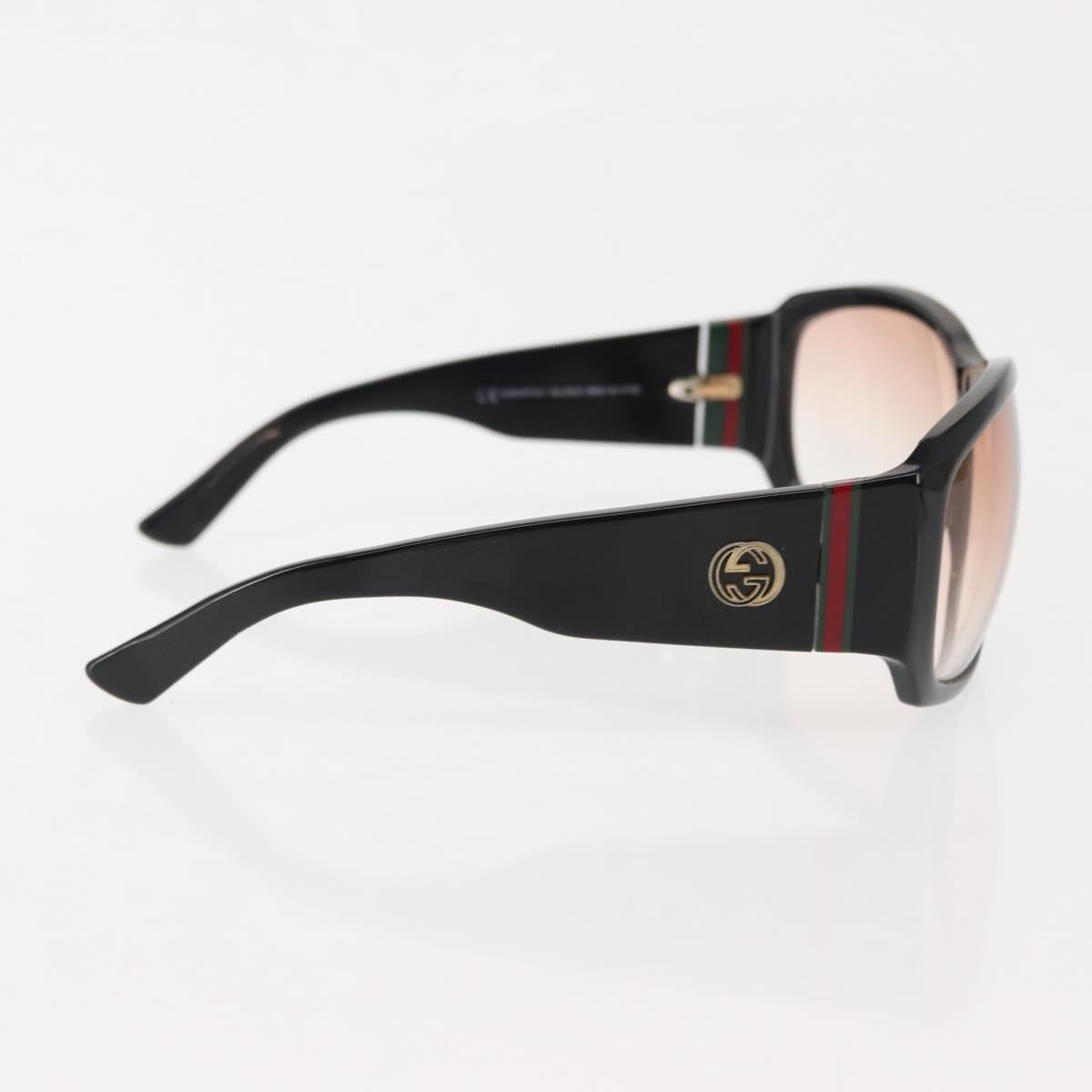 GUCCI Sunglasses plastic 3Set Gold Black Auth bs29378