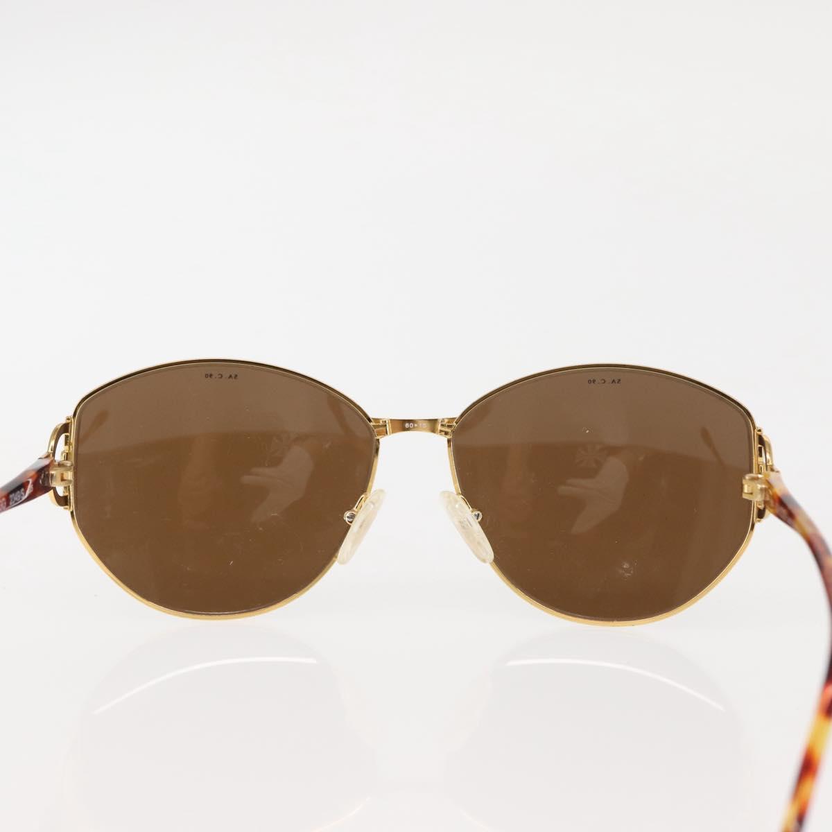 GUCCI Sunglasses plastic 3Set Gold Black Auth bs29378