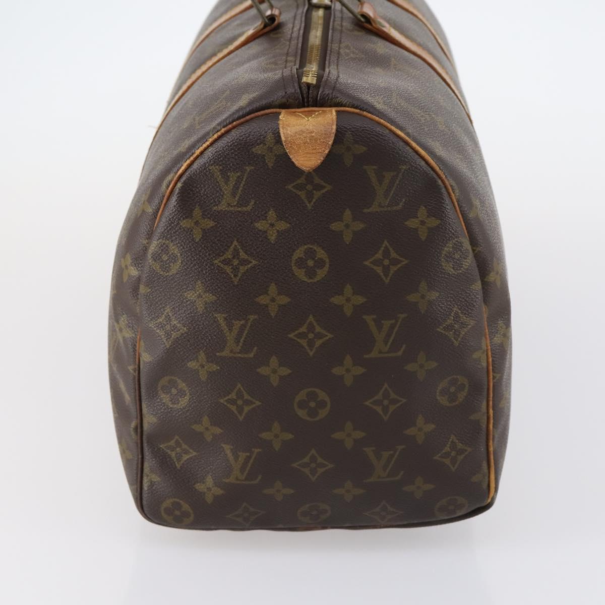 LOUIS VUITTON Monogram Keepall 45 Boston Bag M41428 LV Auth bs29404