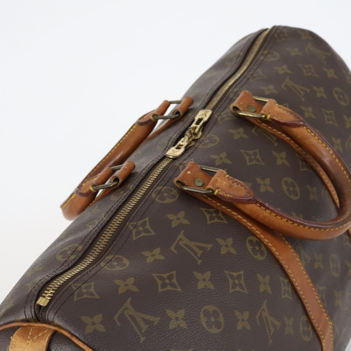 LOUIS VUITTON Monogram Keepall 45 Boston Bag M41428 LV Auth bs29404