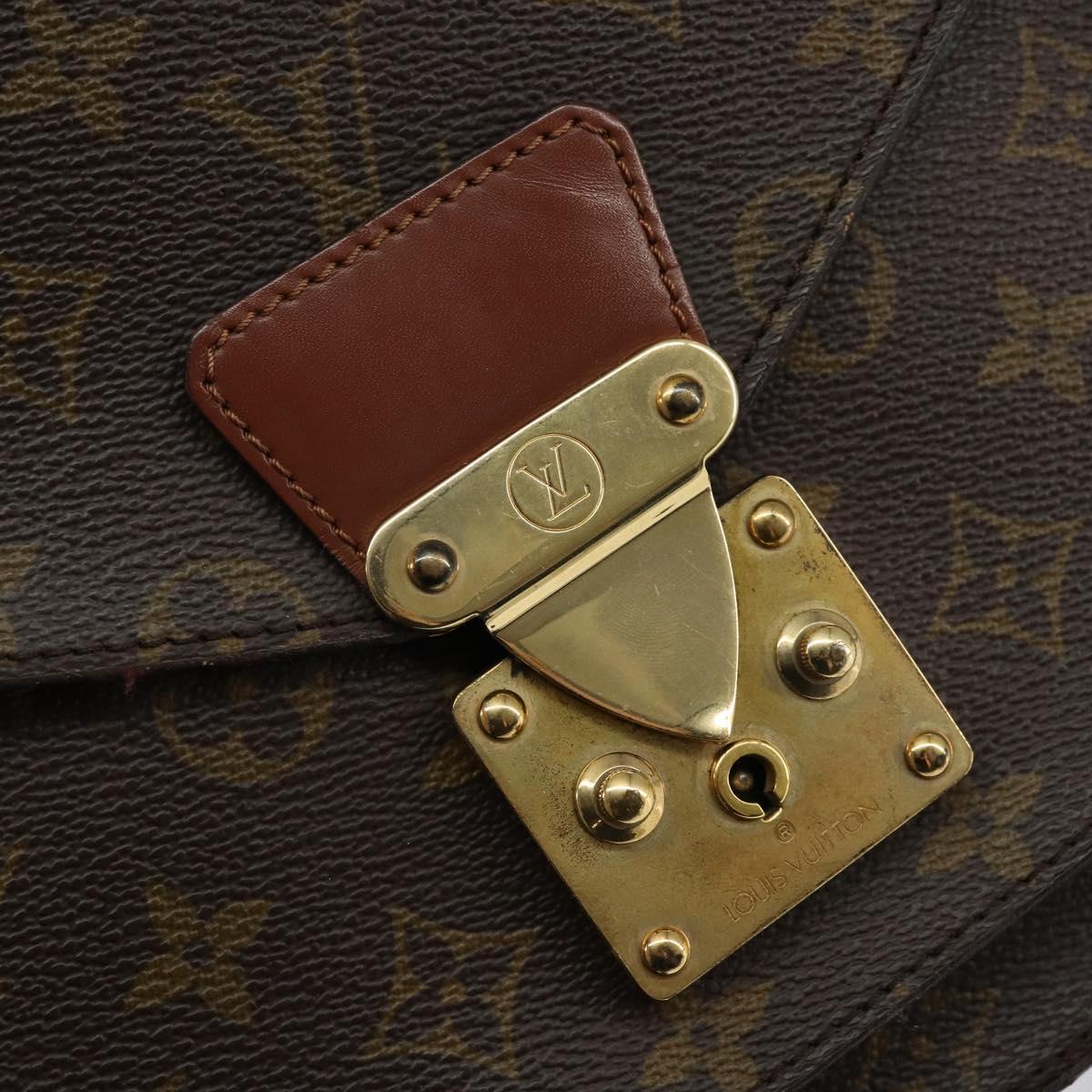 LOUIS VUITTON Monogram Monceau 28 Hand Bag M51185 LV Auth bs29406
