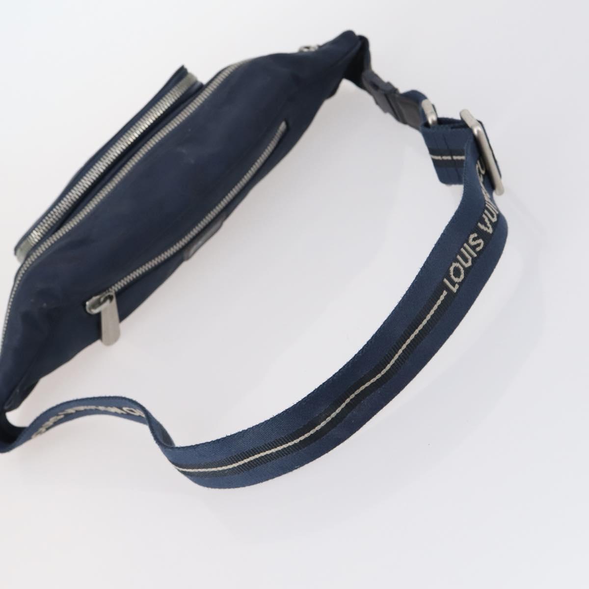 LOUIS VUITTON LV Cup Mizenu Waist Bag Navy M80706 LV Auth bs29411