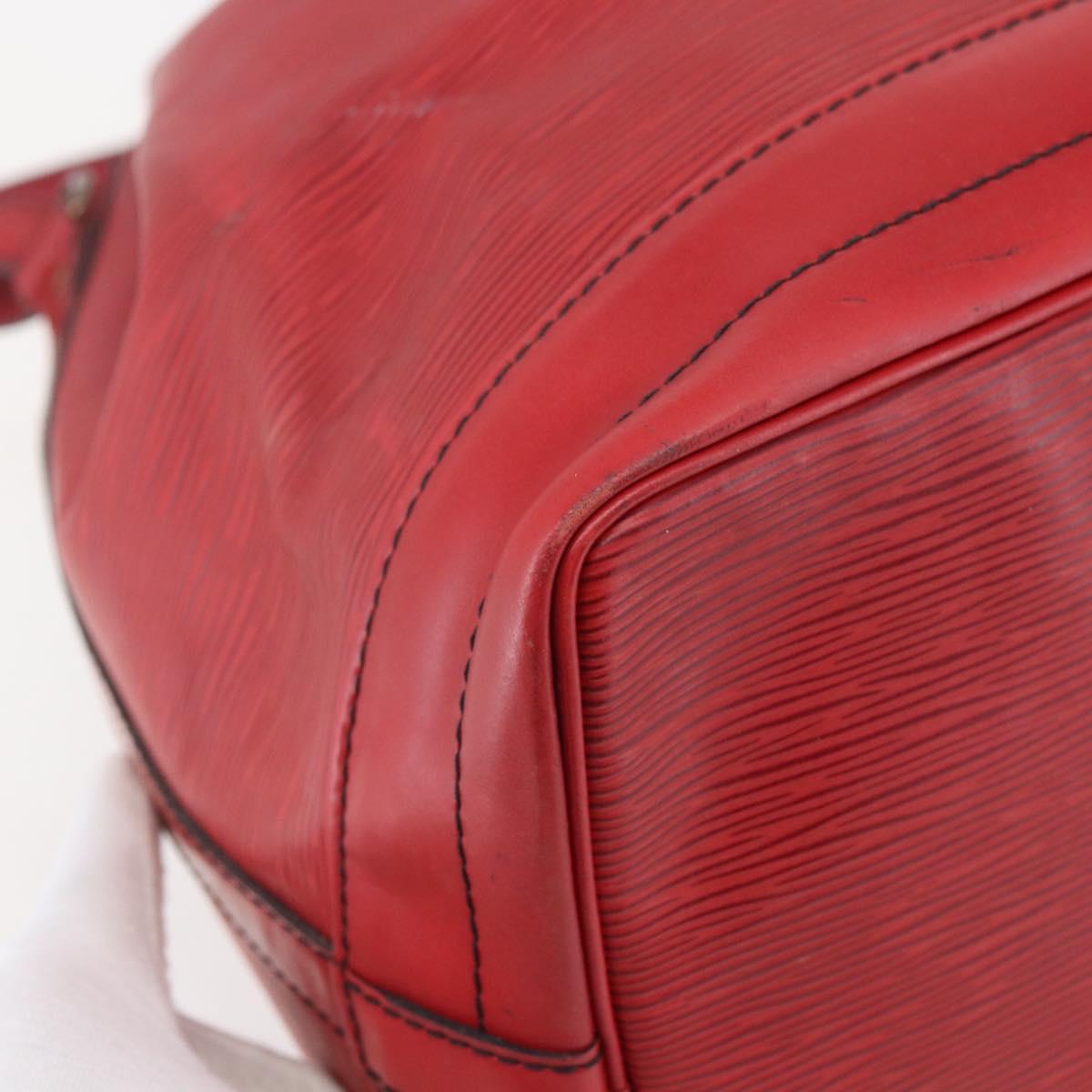 LOUIS VUITTON Epi Noe Shoulder Bag Red M44007 LV Auth bs29418
