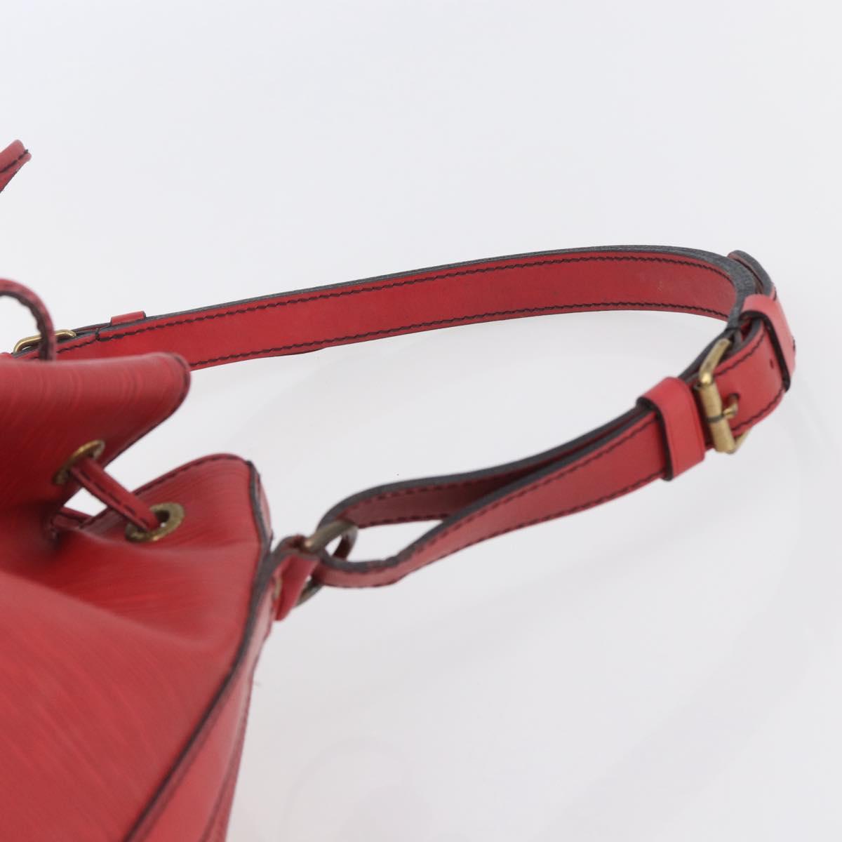 LOUIS VUITTON Epi Noe Shoulder Bag Red M44007 LV Auth bs29418