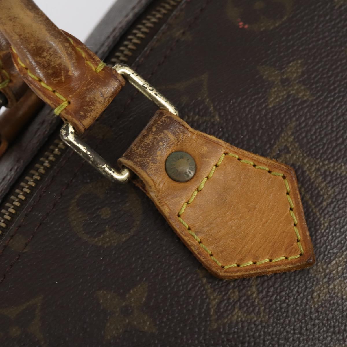 LOUIS VUITTON Monogram Speedy 30 Hand Bag M41526 LV Auth bs29436