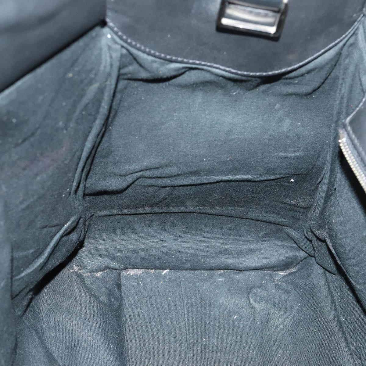 BALENCIAGA Tote Bag Leather Black Auth bs29442