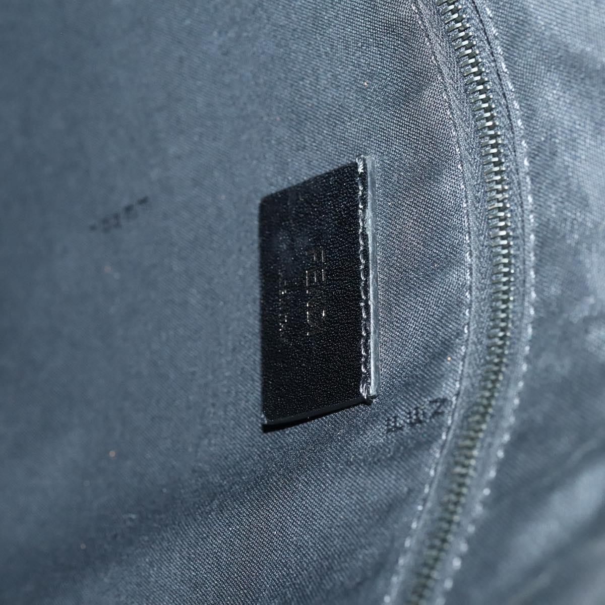 FENDI Hand Bag Leather 2way Black Auth bs29449