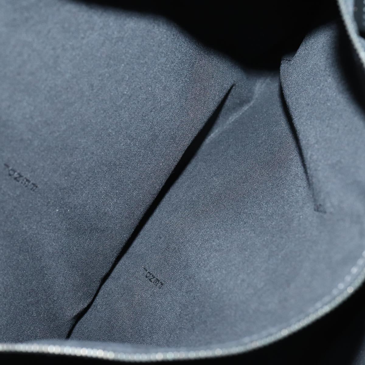 FENDI Hand Bag Leather 2way Black Auth bs29449